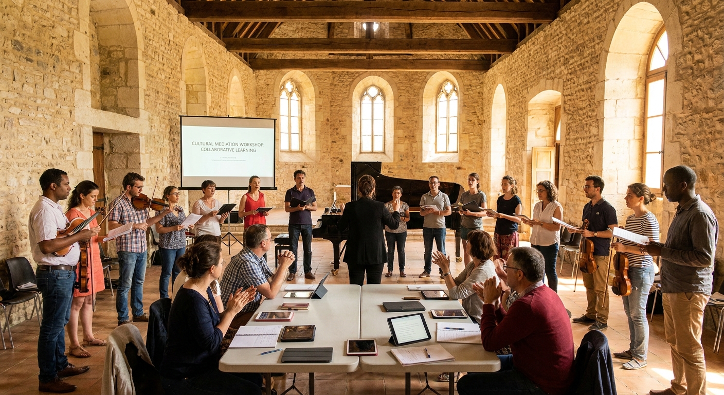 L'Académie festival des Voix du Prieuré : Un laboratoire de formation pour les musiciens et médiateurs culturels en Savoie
